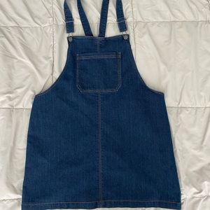 Wild fable jean overall skirt